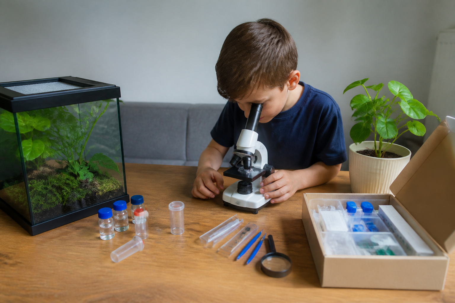 Biologie en natuur experimenteerkits